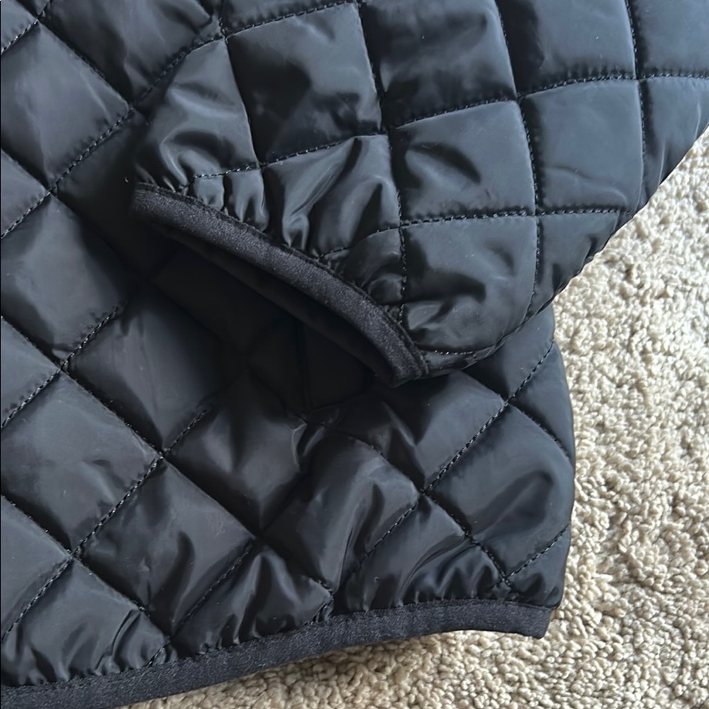 Simply Southern Black Quilted Jacket | Women’s Size XL | Zip-Up Lightweight Coat - Picture 5 of 10